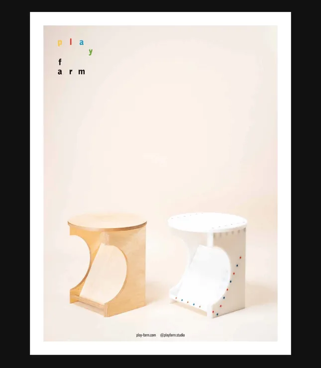 Dirty Magazine - PLAYFARM Braggart Stool Advertisement