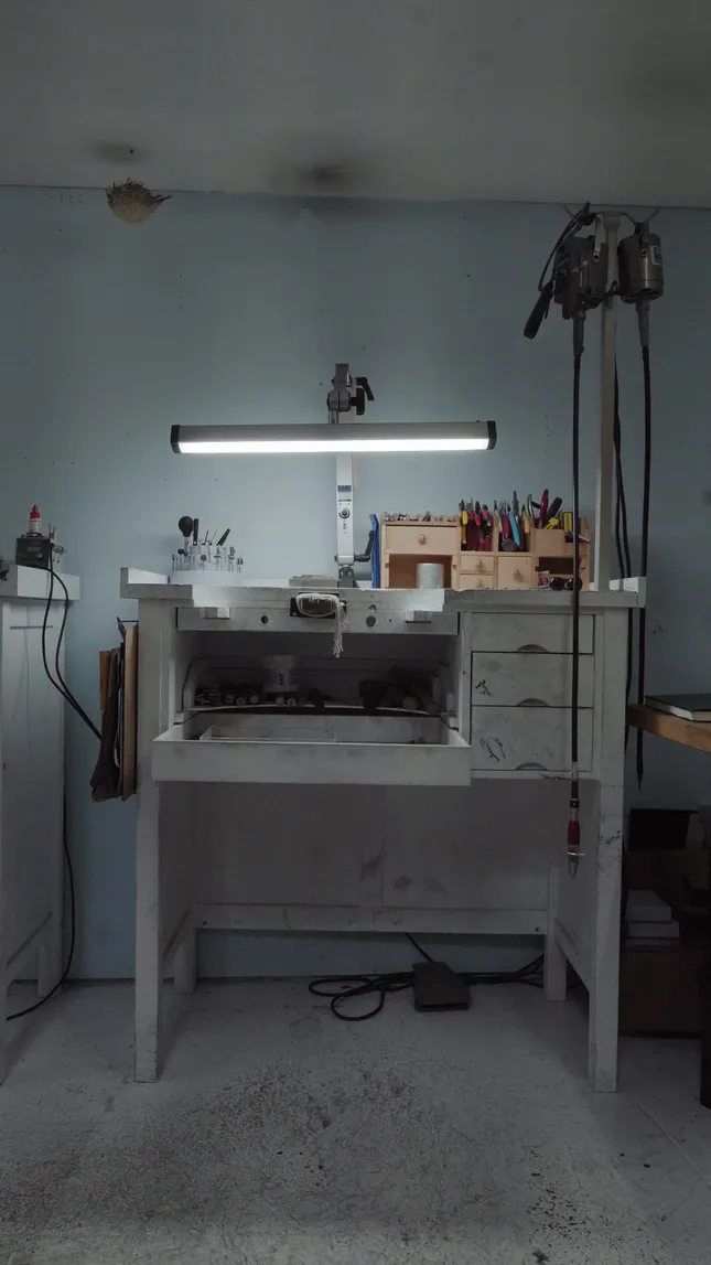 Making of a ring.
