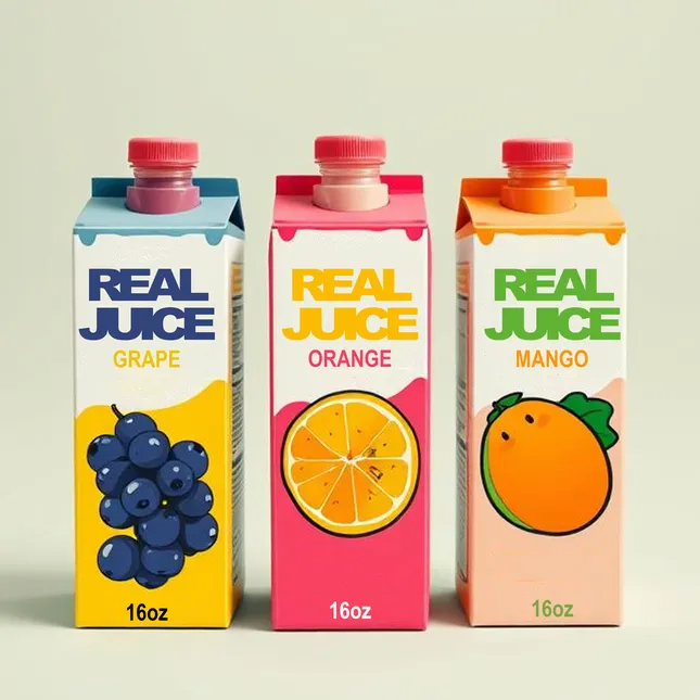 REAL JUICE Package Design