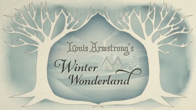 Louis Armstrong - Winter Wonderland (Visualizer)