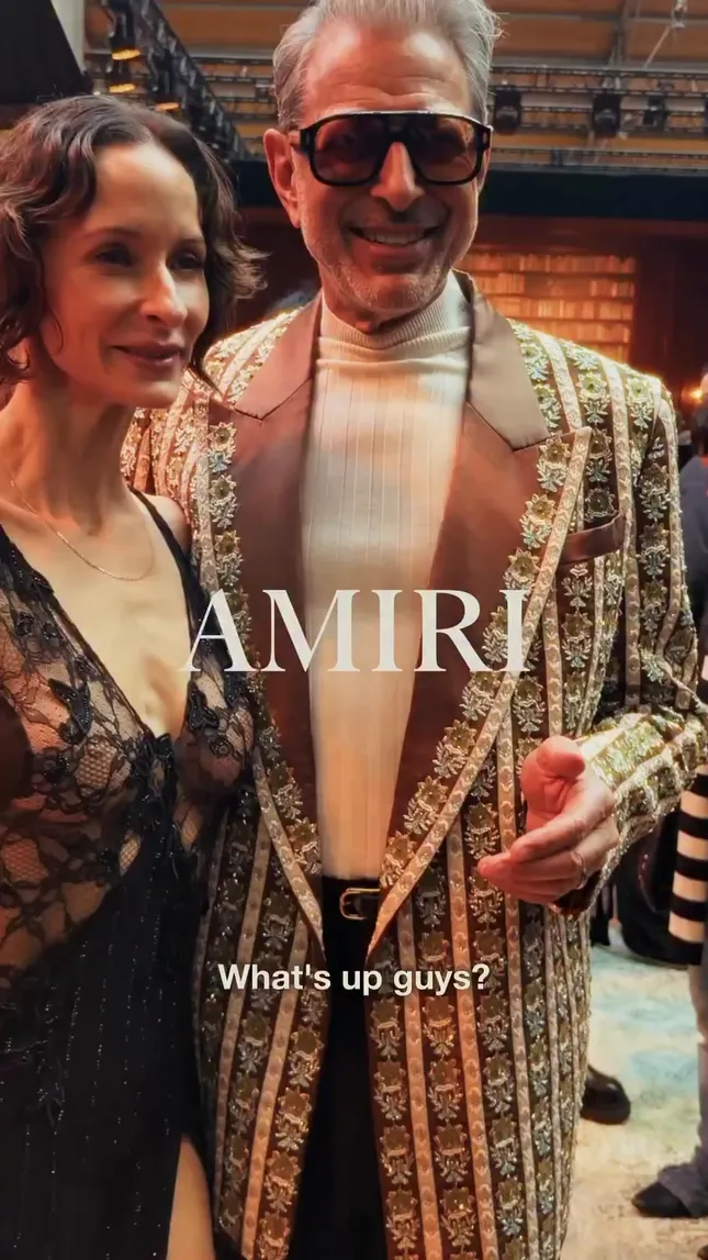 AMIRI AW26 - Show VIP interviews