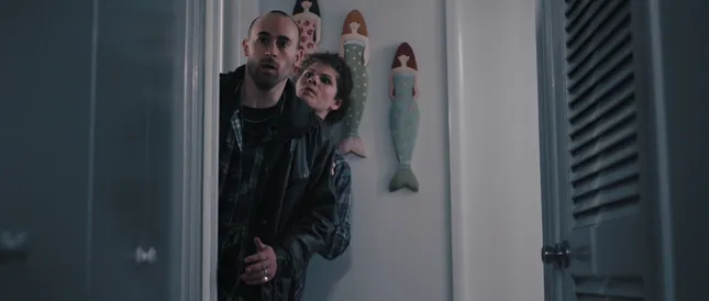 Blue Bags Float in Saltwater