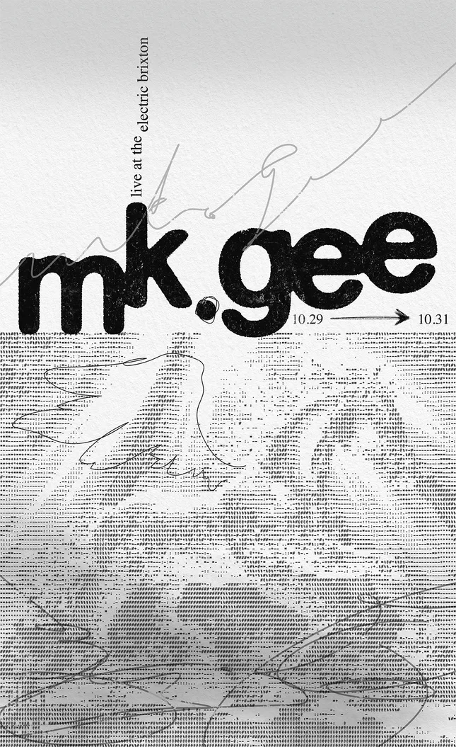 Mk.gee Gig Poster