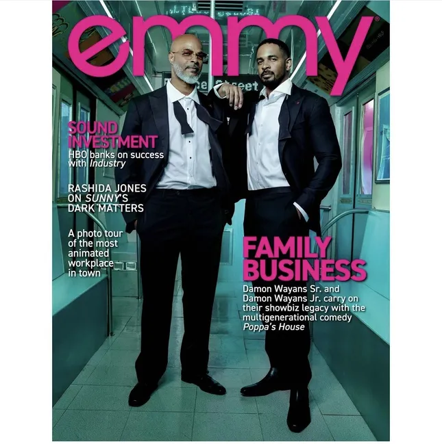 Emmy Magazine for “Poppa’s House” feat. Damon Wayans Sr. and Damon Wayans Jr.