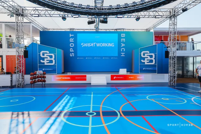 Sweatworking x Sport Beach Cannes