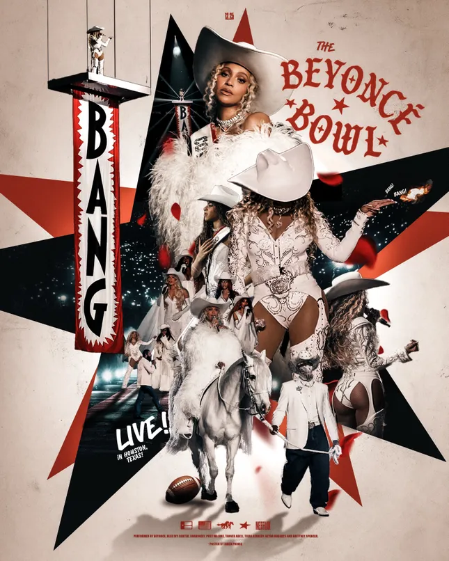 CONCEPT: BEYONCÉ BOWL POSTER