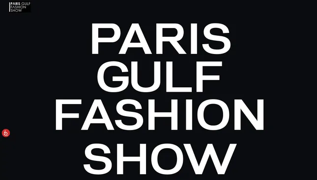 Website for PARIS GULF FASHION SHOW