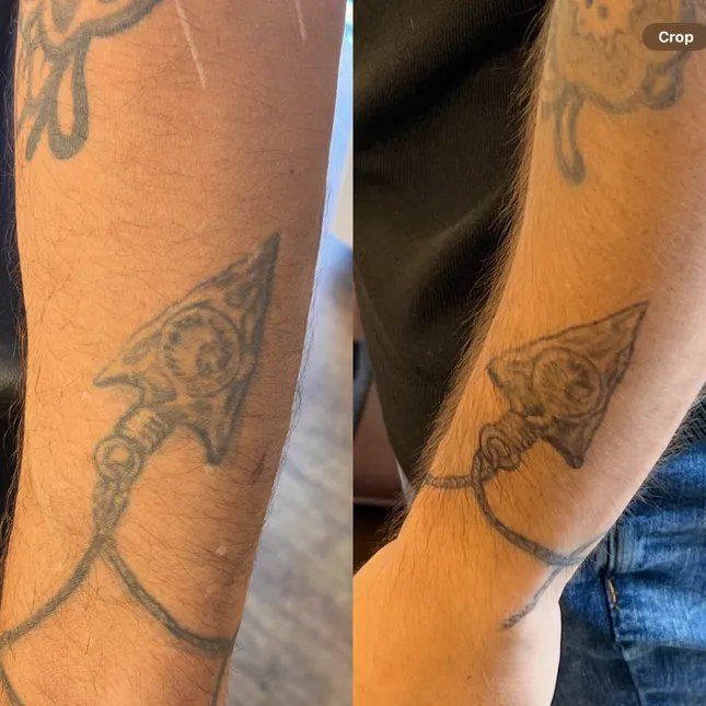 Tattoo copy on stunt double