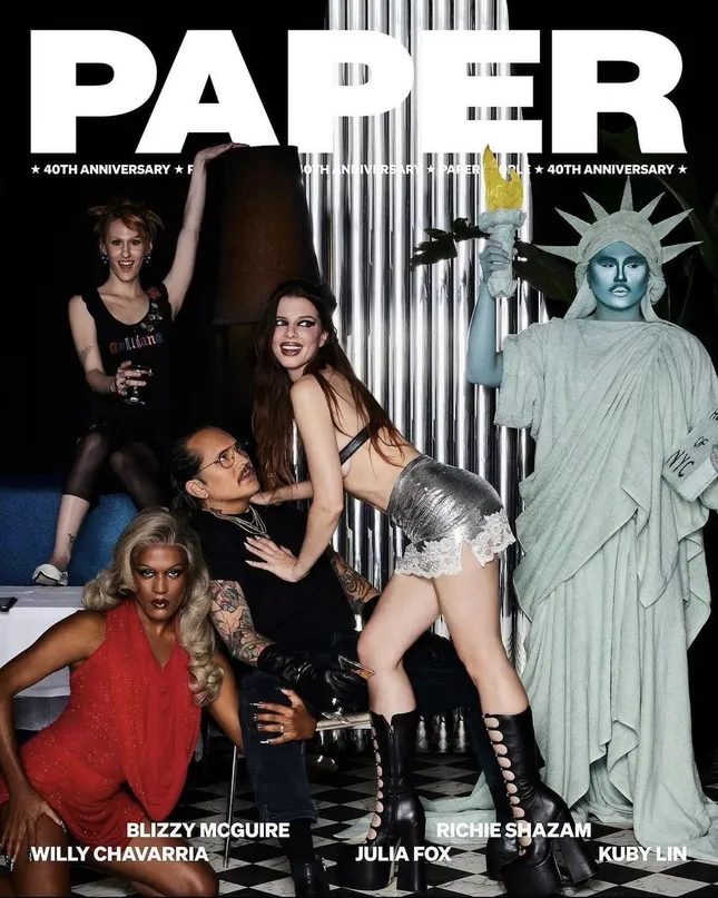 PAPER MAGAZINE: 40th Anniversary Cover