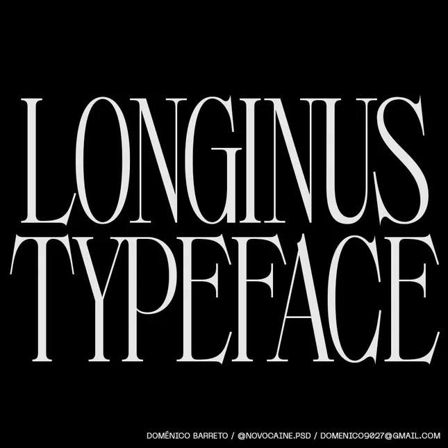 Longinus Typeface