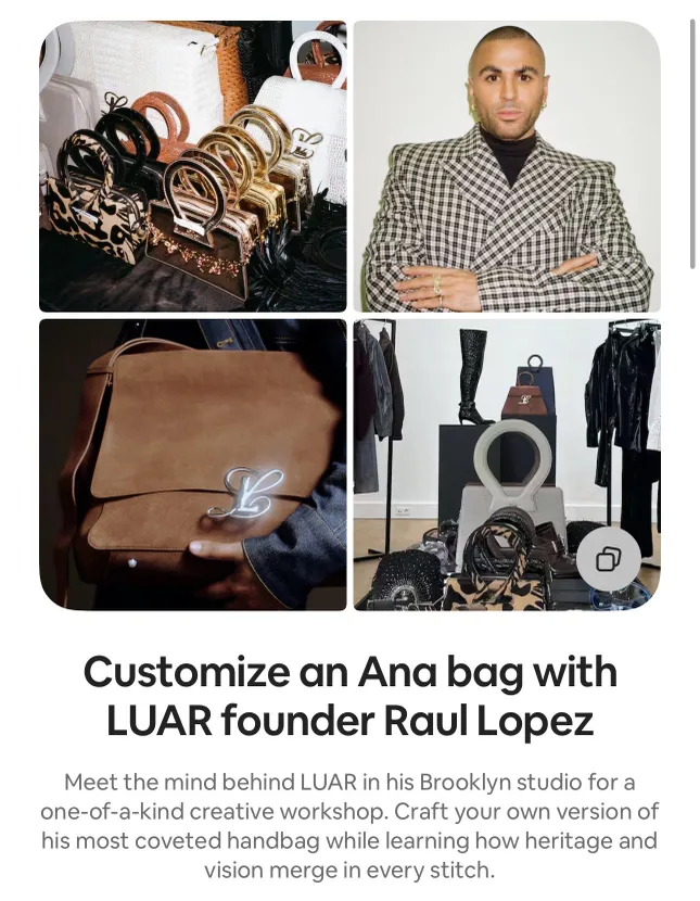 Raul Lopez [LUAR] x Airbnb