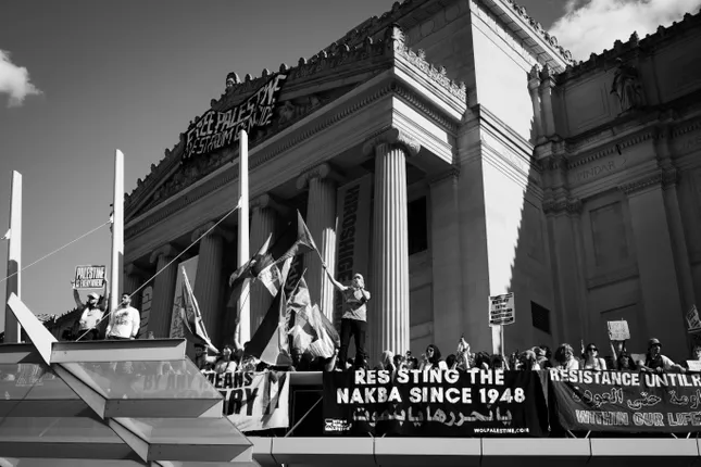 Free Palestine protest.