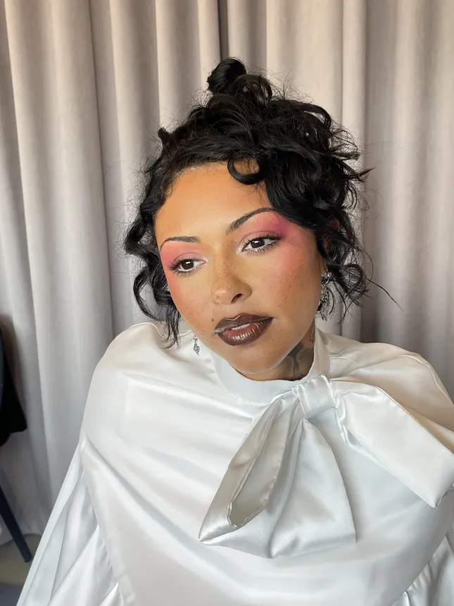 Hair and makeup on Raiche