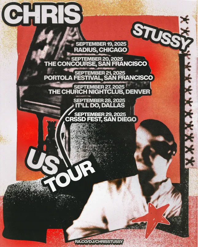 CHRIS STUSSY - US Tour Poster