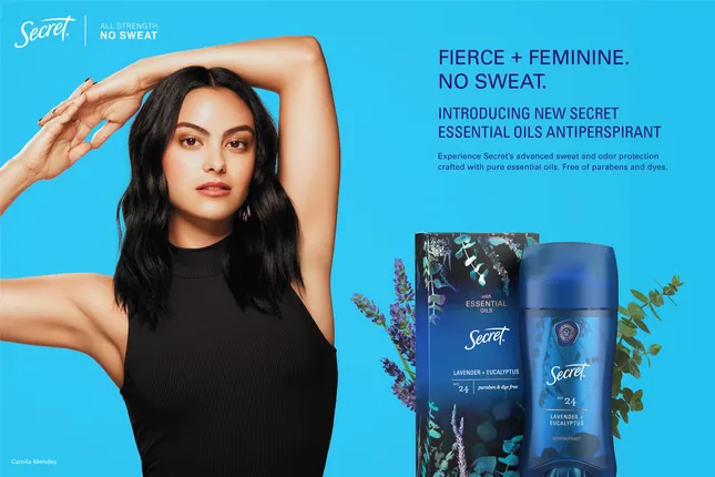 Secret Deodorant Campaign with Camilla Mendes