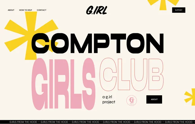 Compton Girls Club Web Design + Development