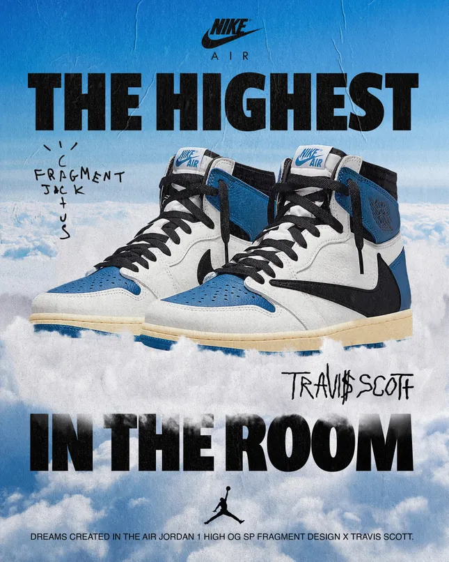 Highest in the Room - Nike Jordans 1's Concept Ad Posters
