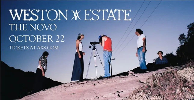Billboard for Weston Estate tour advertising campaign