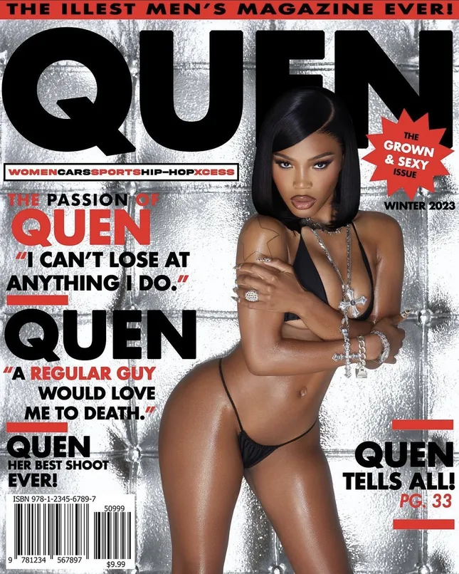 Magazine Design for Quenlin Blackwell