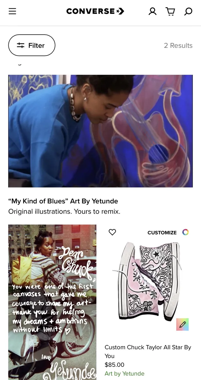 Converse All Stars x Yetunde Sapp