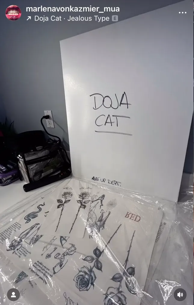 Doja Cat ‘Jealous Type’ music video.