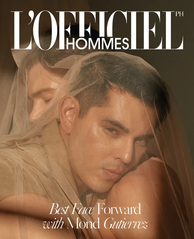 L’Officiel Philippines cover with Mond Gutierrez