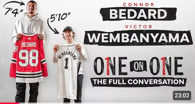 Connor Bedard | Victor Wembanyama One on One