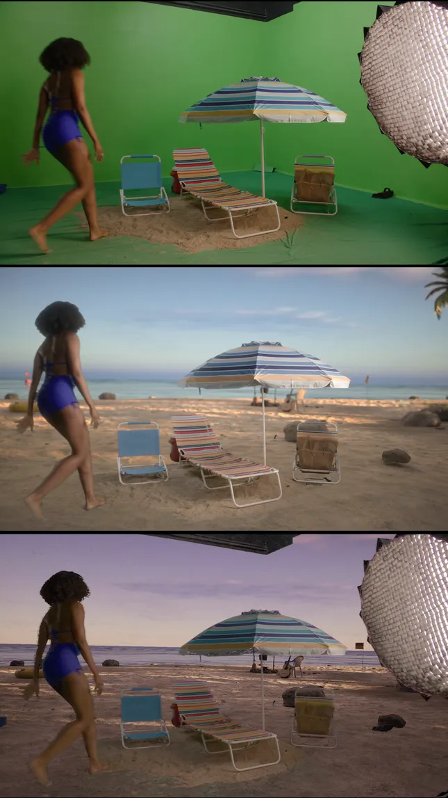 Beachy Beverage - Virtual Production Spot