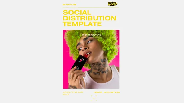 Chris Brown Vapes Launch IG Roll Out