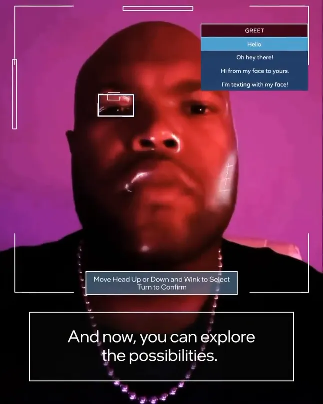 Intel - Facial messaging AR