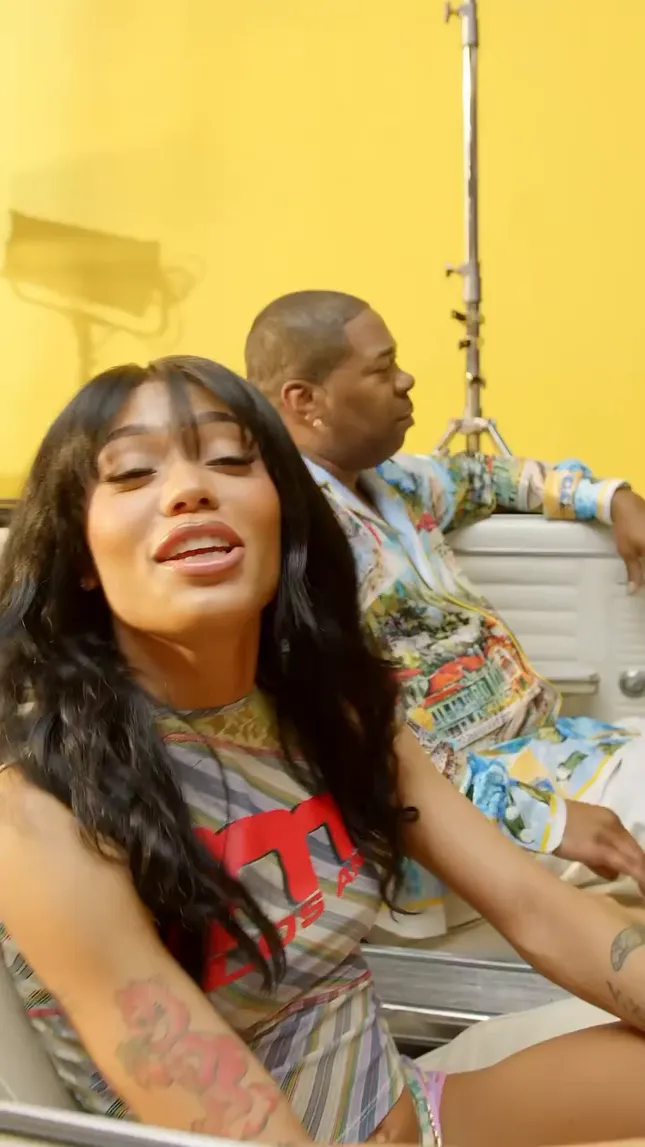 Music video behind the scenes