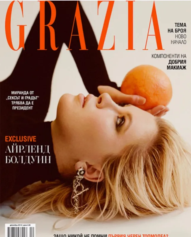 Ireland Baldwin for Grazia