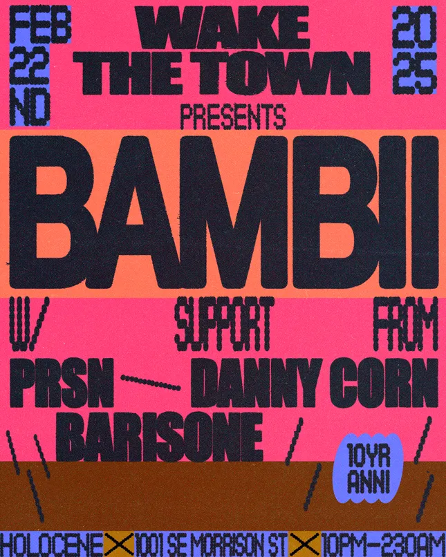 Bambii in PDX Flyer Design