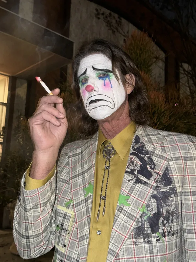 Sad clown for Young Jesus Band