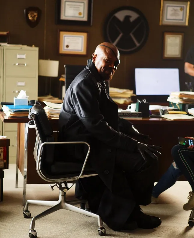 Samuel L. Jackson as Nick Fury for Marvel Commercial