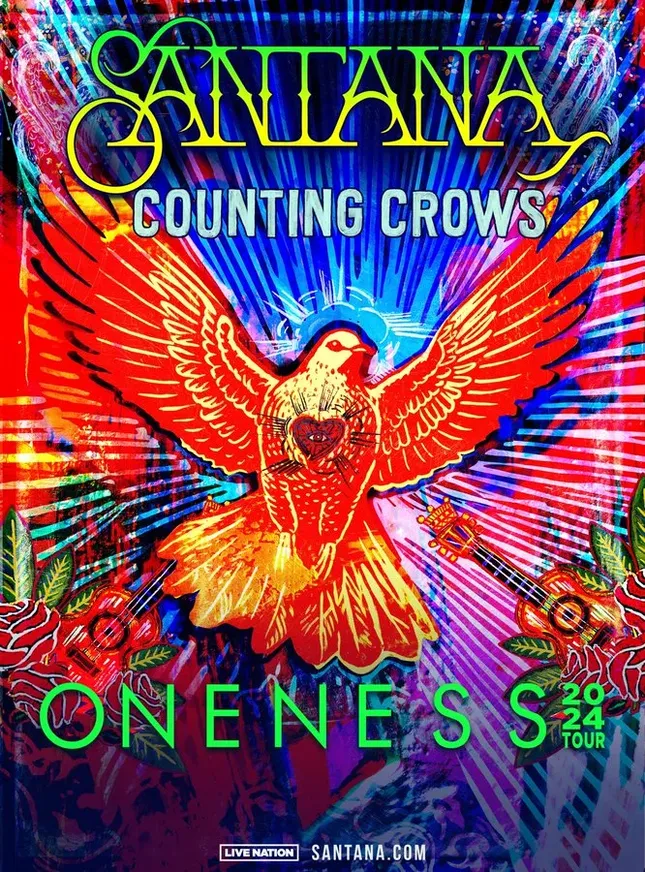 Santana and Counting Crows: ONENESS 2024 Tour