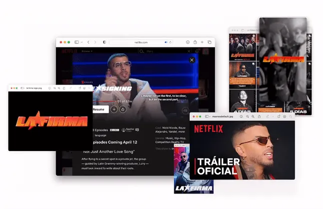 La Firma Netflix - Logo design