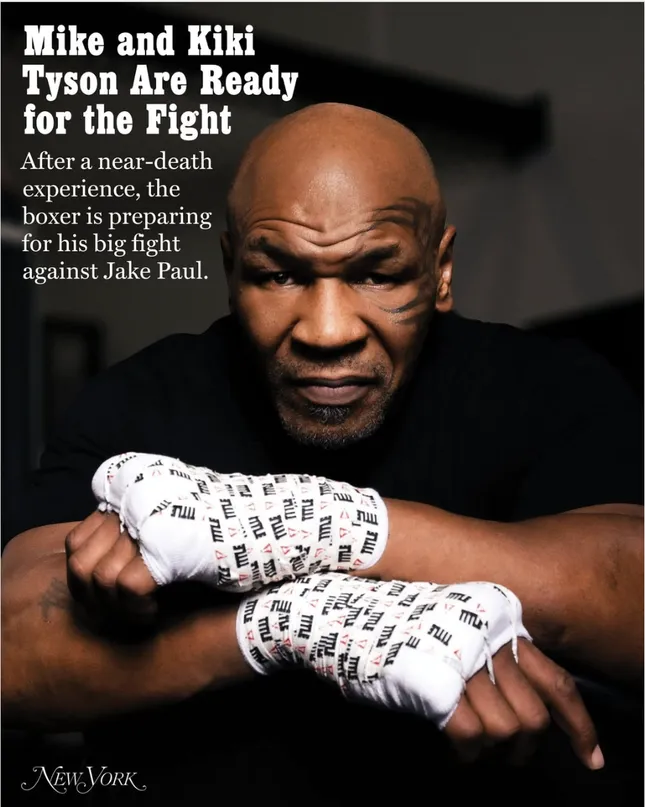 Mike Tyson for New York Magazine cover