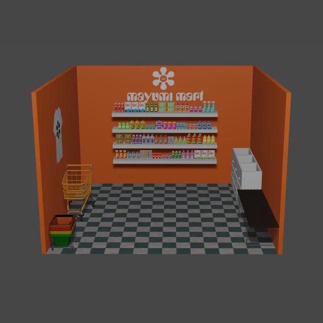 3d rendering for Mayumi Mart @ ComplexCon - 2023