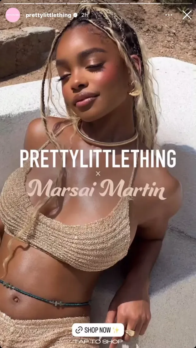 Marsai Martin Pretty Little Thing Ambassador Shoot