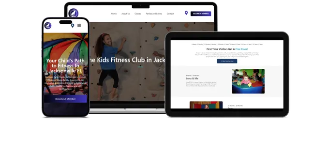Kids Gym Website
