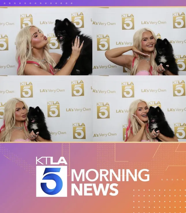 Ashlee Keating for Ktla Morning News performance