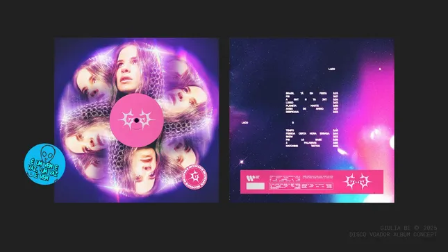 VINYL CONCEPT ART - DISCO VOADOR BY GIULIA