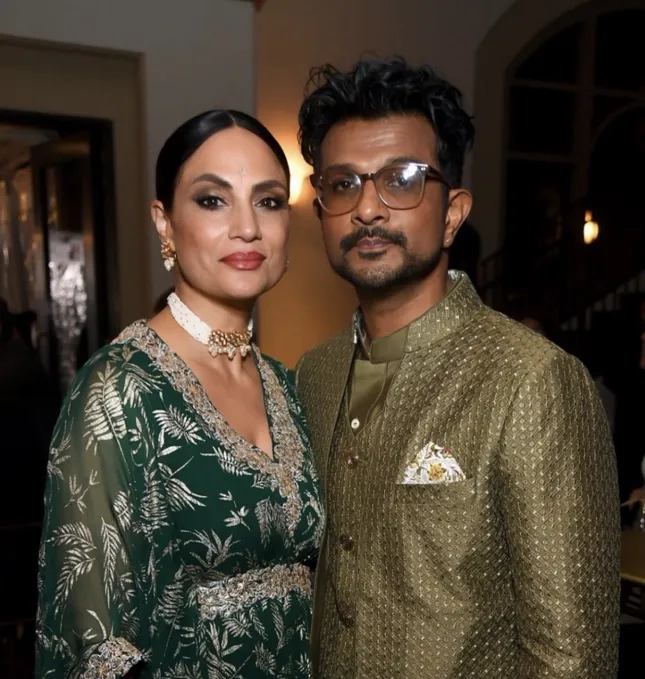 Utkarsh and Naomi Ambudkar South Asians at the Oscars party