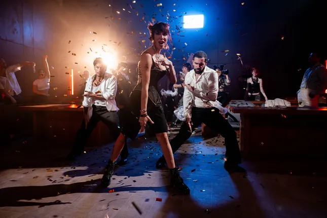 "Extra! Extra! BTS Photos: Chandler Leighton Music Video"