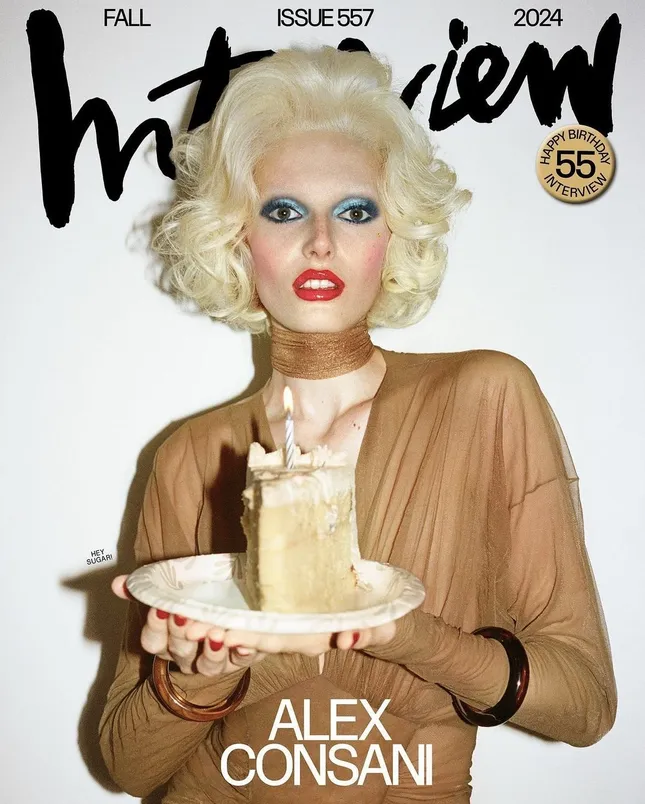 INTERVIEW MAGAZINE: 55th Anniversary Cover