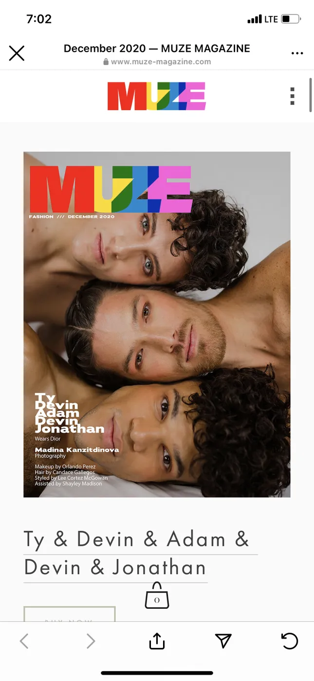 Muze Magazine cover