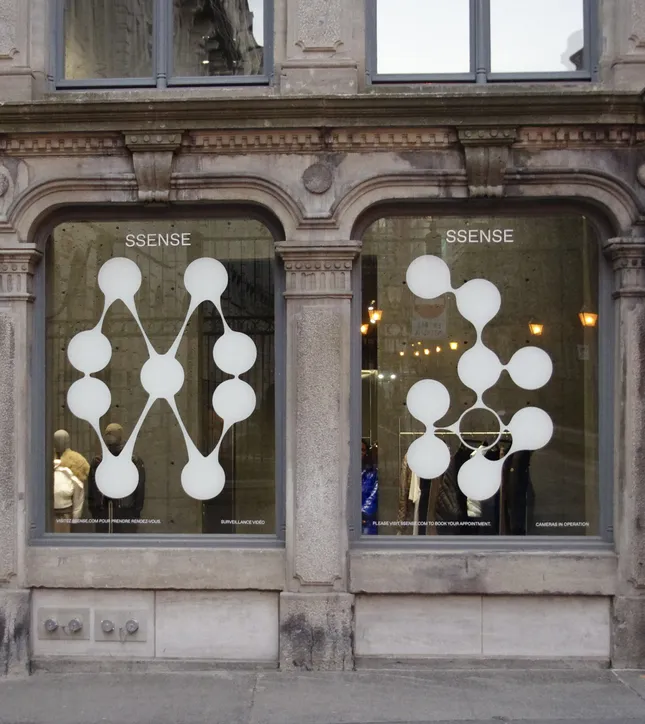 Window Installation for SSENSE Montréal