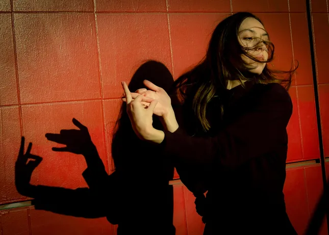 Dance studio camping