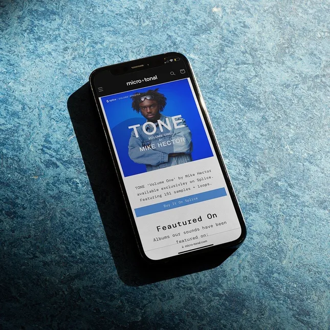 micro+tonal: Website
